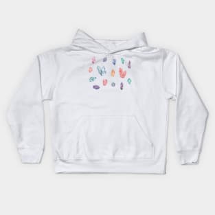 Crystal watercolor set Kids Hoodie